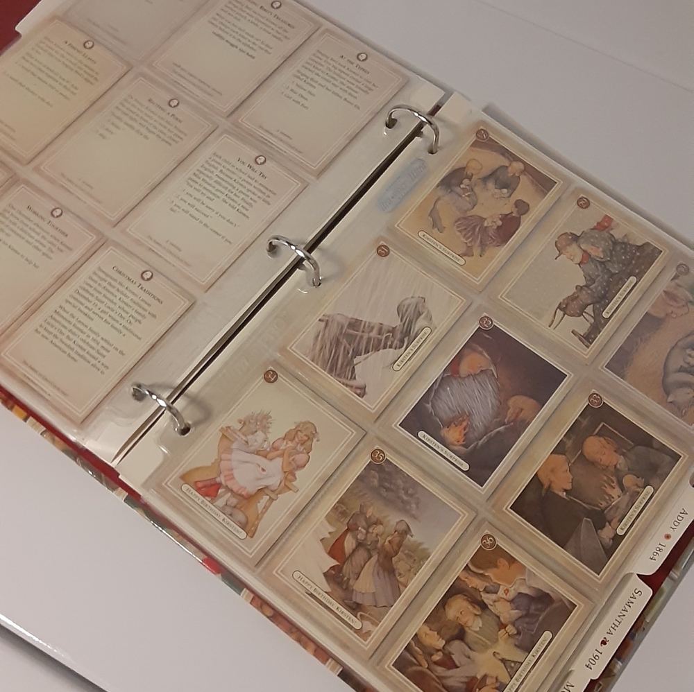 American Girl doll Trading Card Album with Vintage cards felicity molly samantha - Picture 11 of 16